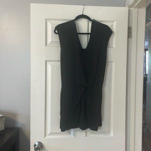 Black shorts romper
